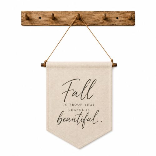 "Fall is proof..." zászló